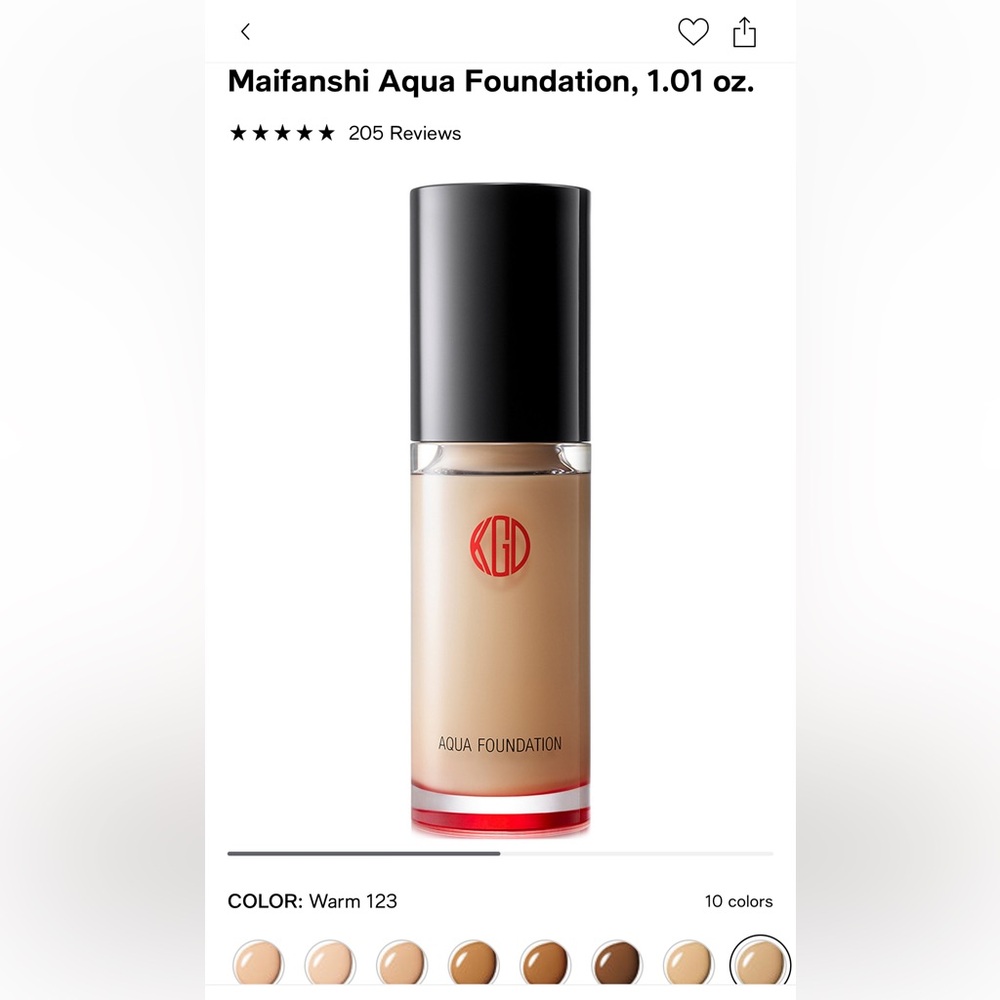 Koh gen do foundation shade 123